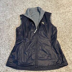 Chervo Reversible Sleeveless Golf Vest with Houndstooth Lining - US6